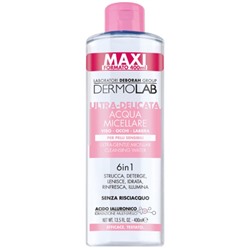 Мицеллярная вода DERMOLAB ULTRA-GENTLE MICELLAR CLEANSING WATER,  ультра-нежная , 400 мл