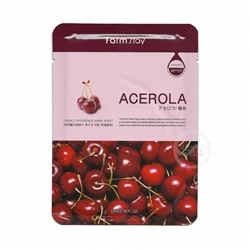 Тканевая маска для лица с экстрактом ацеролы FarmStay Acerola Visible Difference Mask Sheet 23 ml