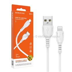 Кабель Borofone BX51 USB-A to Lightning 1m White (15)