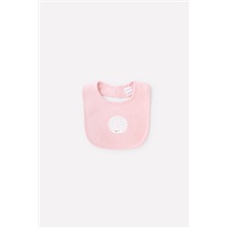 нагрудник для новорожденных  К 8526/розовый жемчуг(ёжики)