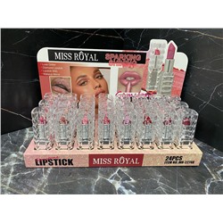 Набор перламутровых помад для губ Miss Royal Sparking Shining Lip Stick (ряд 6шт)