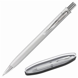 Ручка подарочная "Brauberg.Vocale" корпус серебро/хром 0,5мм автомат 143490