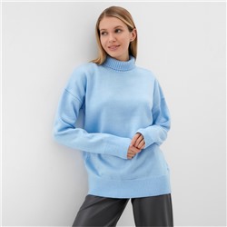 Джемпер вязаный женскийMINAKU: Knitwear collection цвет голубой, р-р 42-44