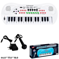 Синтезатор 0690B-2ZYB 32 клавиши с сетев. адаптером и микрофоном в коробке в Самаре