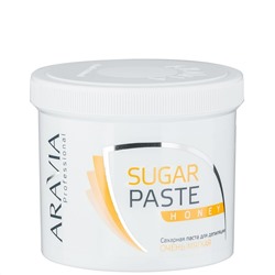 "ARAVIA Professional" Сахарная паста для шугаринга "Медовая" очень мягкой консистенции, 750 г./8