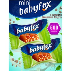 «BabyFox», конфеты шоколадные mini с фундуком (упаковка 0,5 кг) KDV