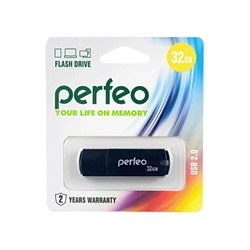 Флеш-диск Perfeo USB 32GB C05 Black  PF-C05B032