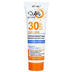 Sun Protect SPF30 солнцезащитный Крем-Флюид для лица, 50 мл.