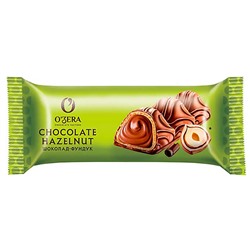 Батончики "Chocolate Hazelnut" (Шоколат Хазелнат) молочно-ореховая начинка 23г/24шт Ozera рвк420