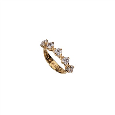 "Виадже" кольцо в золотом покрытии из коллекции "Runway" от Jenavi
