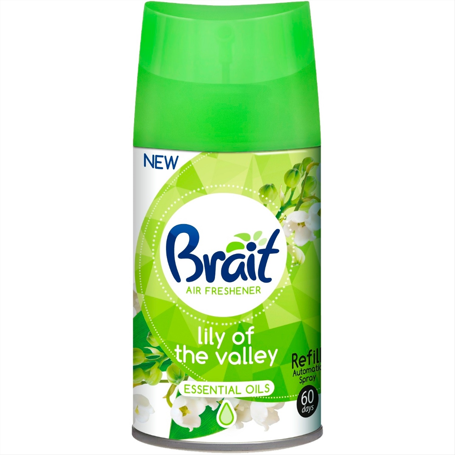 Освежитель воздуха BRAIT Freshmatic Lily of the Valley Сменный баллон 250мл  (совместим с AirWick) купить, отзывы, фото, доставка - Клуб Шопоголиков 