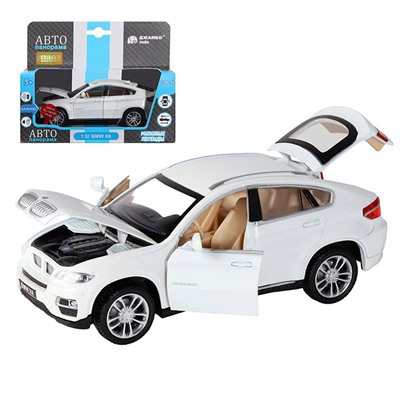 Модель 1:32 BMW X6, белый 1251295JB Автопанорама в Самаре