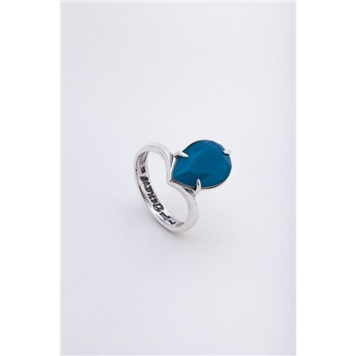 "Остия" кольцо в серебряном покрытии из коллекции "Циркония" от  Jenavi