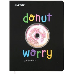 Дневник школьный 1-11 кл обложка твердая "deVente.Donut Worry" иск.кожа 2020198