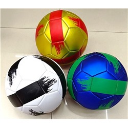 Мяч футбольный PU размер 5, 330 г, 3 цвета