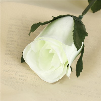 Цветы искусственные "Роза" 63 см d-5 см, белый