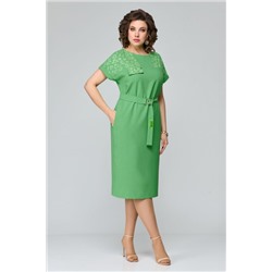 Платье  Мишель стиль артикул 1110 зеленый