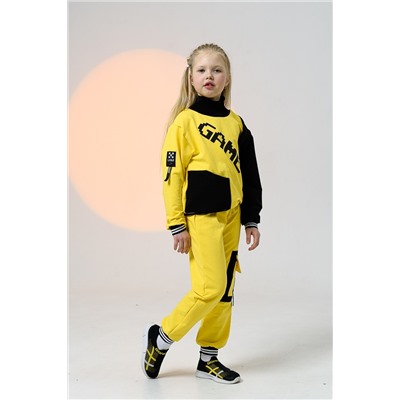 Детские брюки 7422 (желтый)
