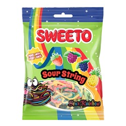 Мармелад Sweeto Sour String Rainbow 80гр