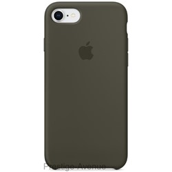 Силиконовый чехол для iPhone 7/8 -Тёмно-оливковый (Dark Olive)