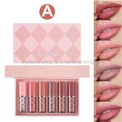 Набор блесков для губ Dragon Ranee Matte Gloss 6in1 set A