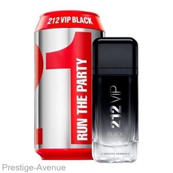 Carolina Herrera 212 VIP Black Run The Party Collector Men edp 100 ml Made In UAE