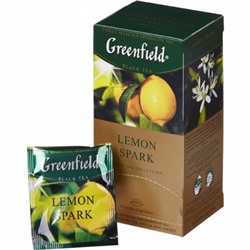GREENFIELD Гринфилд Чай LEMON SPARK лимон 25 пак.