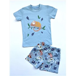 Костюм детский футболка+шорты "Игуана", размер 110 (супрем)