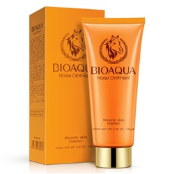 BIOAQUA  Пенка для умывания HORSE OINTMENT увлажняющая ЛОШАДИНЫЙ ЖИР  100г  (BQY-2881)