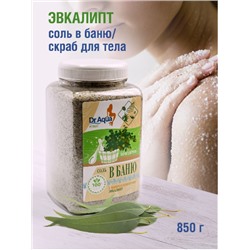 Соляной скраб для тела Dr. Aqua эвкалипт 850гр