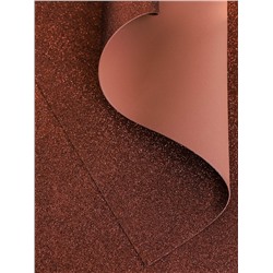 Фоамиран глиттерный 60х70см 1,5мм К коричневый