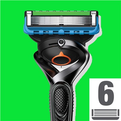 Кассеты для бритвы Жиллетт FUSION-5 ProGlide Power (6 шт.)