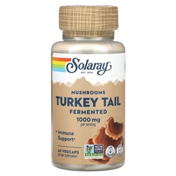 Solaray, Turkey Tail, Fermented Mushrooms, 500 mg, 60 VegCaps