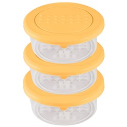 Комплект контейнеров для продуктов "Asti" круглых 0,5л х 3шт. 1015