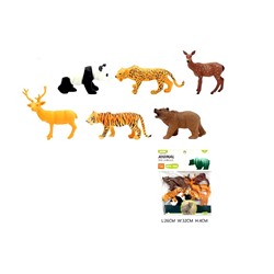 Набор диких животных 6шт. в пакете (YX-Y161-2, 2375007)