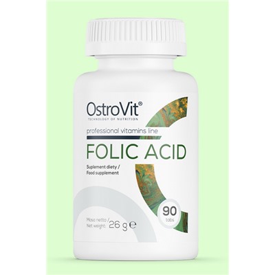 OstroVit Folic acid 90 tab - ФОЛИЕВАЯ КИСЛОТА