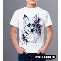 Детская футболка с Фиолетовой Собакой