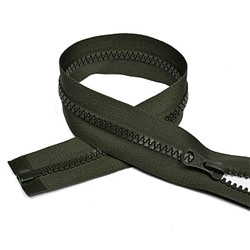 Молния MaxZipper трактор №5 1 замок усил.зв., 80см, цв.F328 хаки уп.50шт