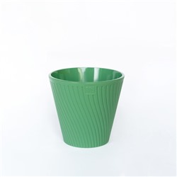 Горшок для цветов с дренажной системой "Луи VipSet" 2,7л зеленый (AML-2,7-08) (70)
