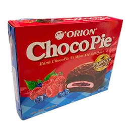 Печенье Orion ChocoPie Малина и Голубика 360гр