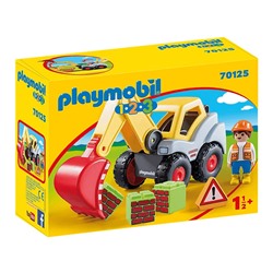 Уценка. 50854 Playmobil. Конструктор арт.70125 "Shovel Excavator" (Экскаватор)Упаковка