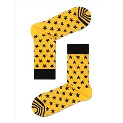 Носки мужские DiWaRi Хлопковые носки HAPPY с рисунком «Звезды»