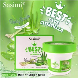 Скраб для тела Sasimi Best Aloe Citronella Body Scrub 200ml