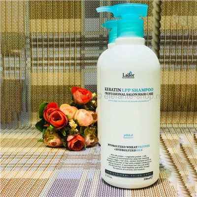 Шампунь с кератином Lador Keratin LPP 530 ml (125)