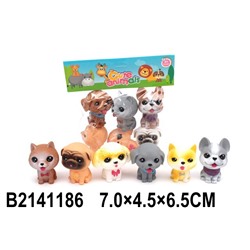 Набор игрушек для ванной "Собачки" 6 шт. (2141186)