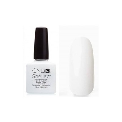 Гель лаки CND Shellac цвет Studio White