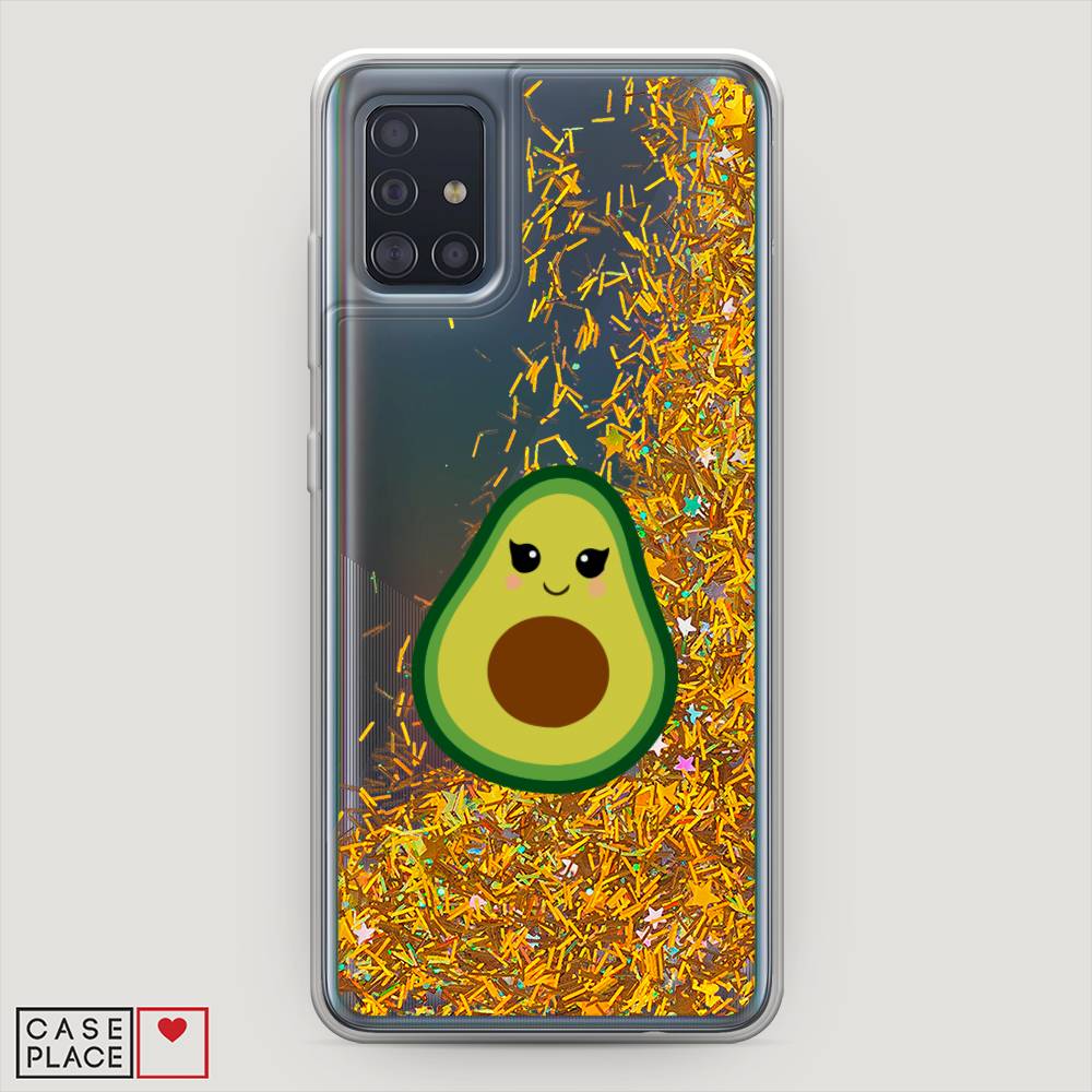 Жидкий чехол с блестками Ms Avocado на Samsung Galaxy A51 купить, отзывы,  фото, доставка - Клуб Шопоголиков 