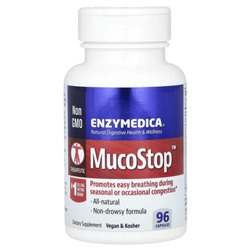 Enzymedica, MucoStop, 96 капсул