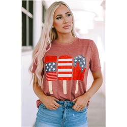 Patriotic Popsicles Short Sleeve Tee