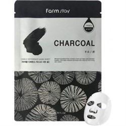 Тканевая маска Farmstay Charcoal Visible Difference Mask Sheet 23 мл (Корея)